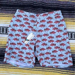 GenTeal drum fish swim trunks. Small. NWT